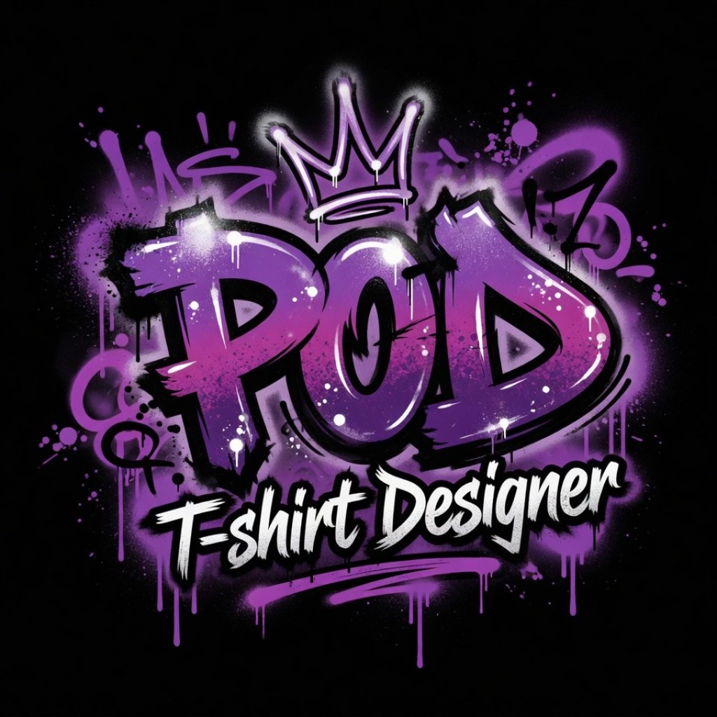 POD T-shirt Designer Logo